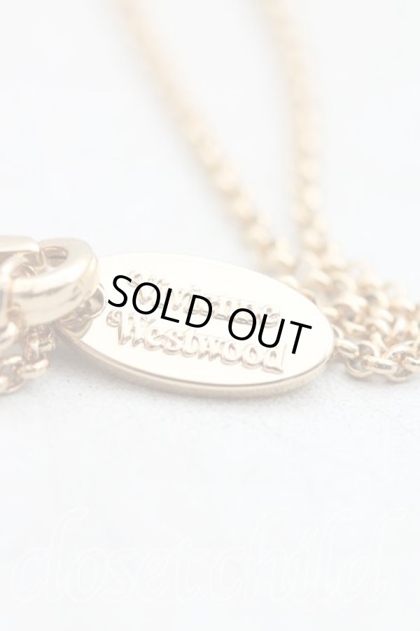 画像4: ヴィヴィアンウエストウッド 中古 / ジャックネックレス  ゴールド  H-25-10-05-082-nl-OD-ZH (4)