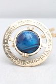 画像3: ヴィヴィアンウエストウッド 中古 / ジャイアントオーブネックレス  ゴールドｘ青  H-25-10-05-083-nl-OD-ZH (3)