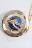 画像4: ヴィヴィアンウエストウッド 中古 / ジャイアントオーブネックレス  ゴールドｘ青  H-25-10-05-083-nl-OD-ZH (4)