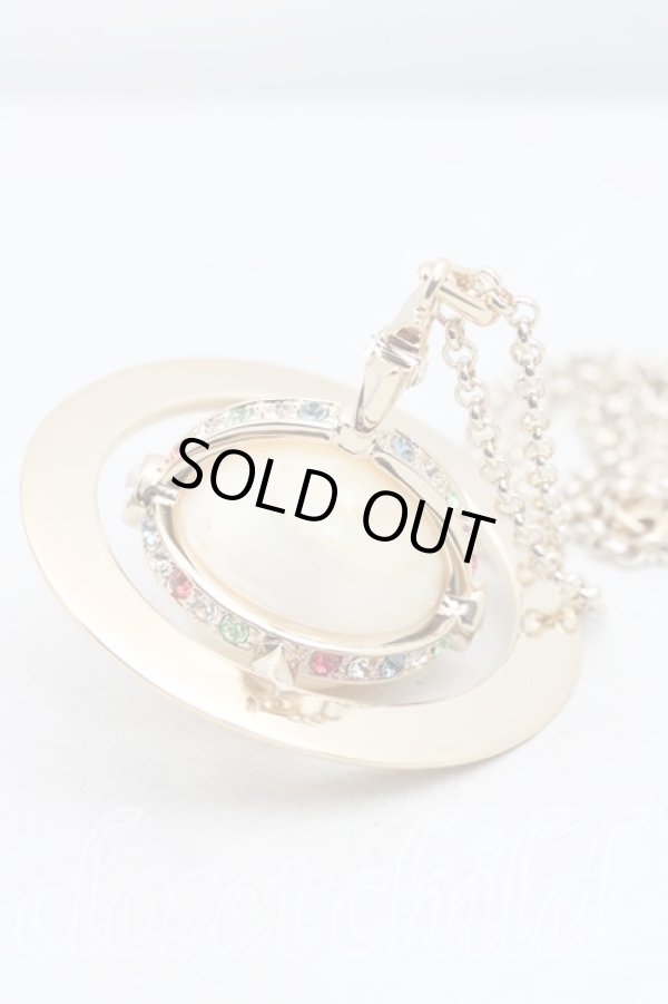 画像2: ヴィヴィアンウエストウッド 中古 / ジャイアントオーブネックレス  ゴールド  H-25-10-05-084-nl-OD-ZH (2)