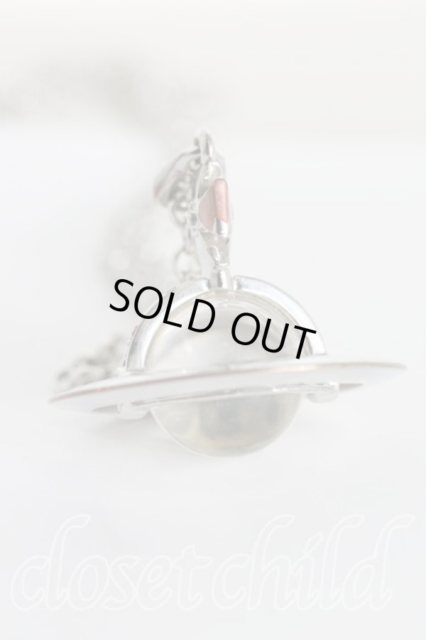 画像4: ヴィヴィアンウエストウッド 中古 / スモールオーブネックレス  シルバー  H-25-10-05-086-nl-OD-ZH (4)