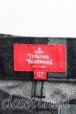 画像3: ヴィヴィアンウエストウッド 中古 / RED LABEL PRINT DENIMリラックスストレートデニム 02（9号相当） 黒  H-25-10-05-009-pa-OD-ZH (3)