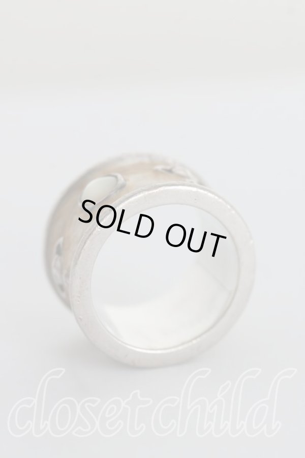 画像3: ヴィヴィアンウエストウッド 中古 / キングリング L(18号） シルバーｘベージュ  H-25-10-05-087-rg-OD-ZH (3)