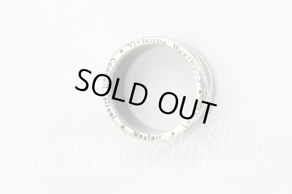 画像3: ヴィヴィアンウエストウッド 中古 / スクイグルバンドリング L(17号） 黒  H-25-10-05-088-rg-OD-ZH (3)