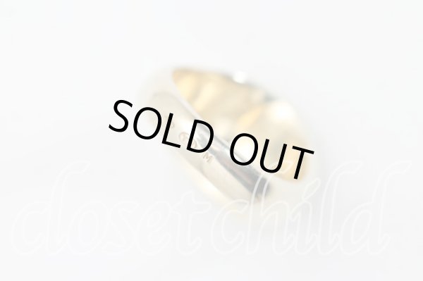 画像4: ヴィヴィアンウエストウッド 中古 / オーバルシールリング M(13号) ゴールド  H-25-10-05-089-rg-IN-ZH (4)