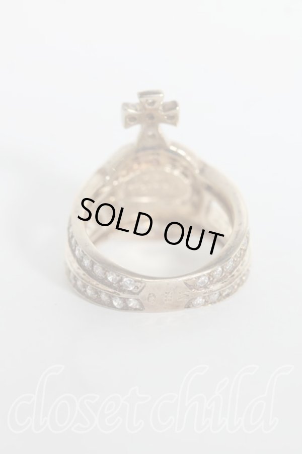 画像3: ヴィヴィアンウエストウッド 中古 / オーブリング M(13号) ゴールド  H-25-10-05-090-rg-IN-ZH (3)