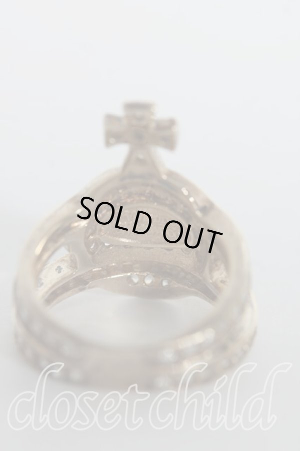 画像4: ヴィヴィアンウエストウッド 中古 / オーブリング M(13号) ゴールド  H-25-10-05-090-rg-IN-ZH (4)