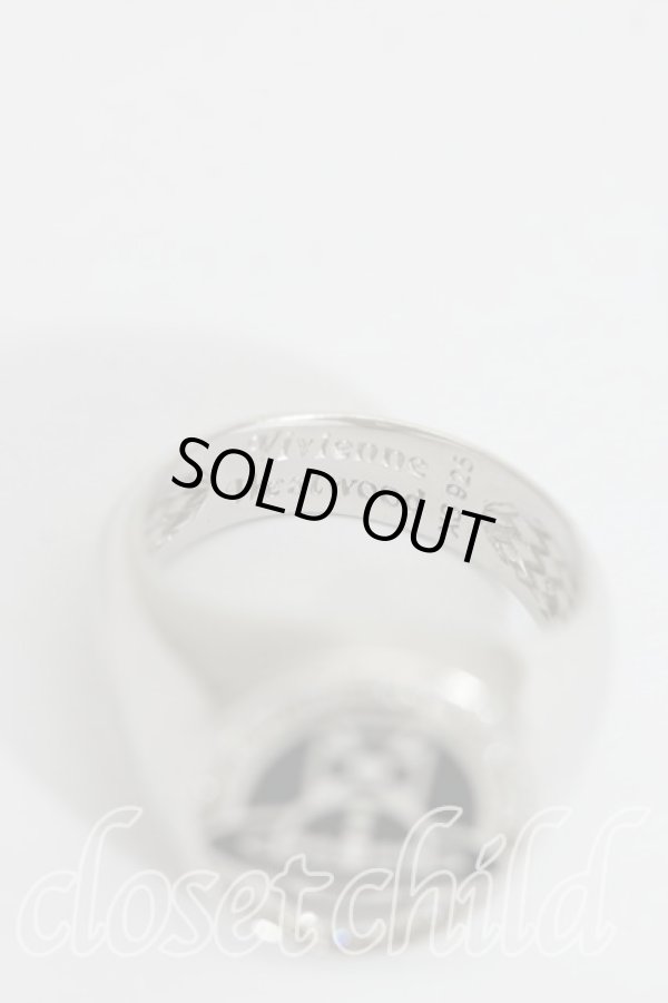 画像4: ヴィヴィアンウエストウッド 中古 / SUSSEXリング XS(10号） シルバー  H-25-10-05-093-rg-OD-ZH (4)