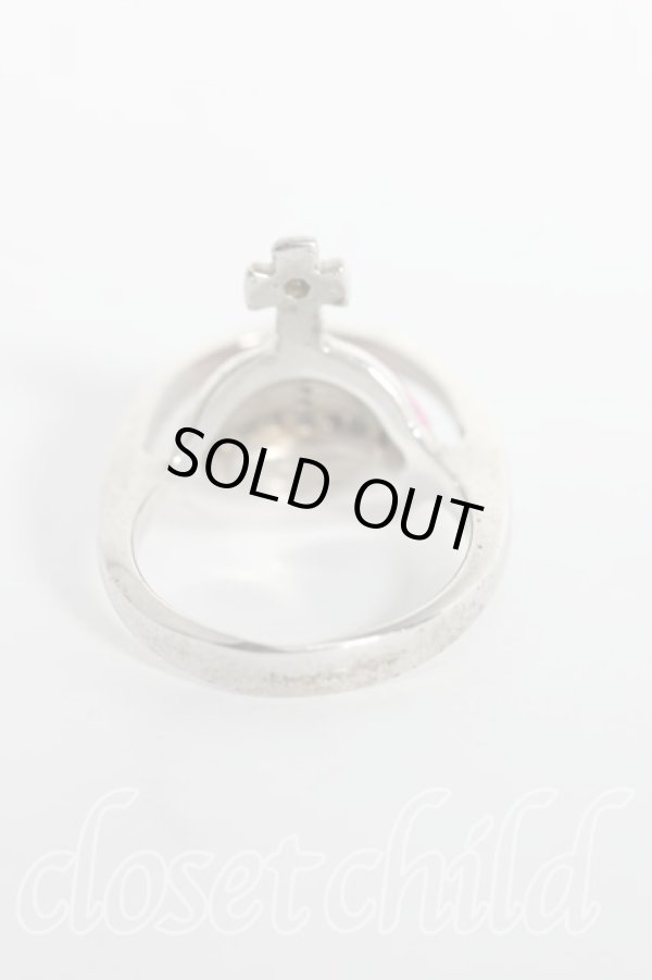 画像3: ヴィヴィアンウエストウッド 中古 / ニューソリッドオーブリング M(13号) シルバー×ピンク  H-25-10-05-094-rg-IN-ZH (3)