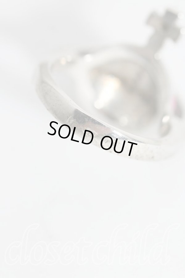 画像5: ヴィヴィアンウエストウッド 中古 / ニューソリッドオーブリング M(13号) シルバー×ピンク  H-25-10-05-094-rg-IN-ZH (5)