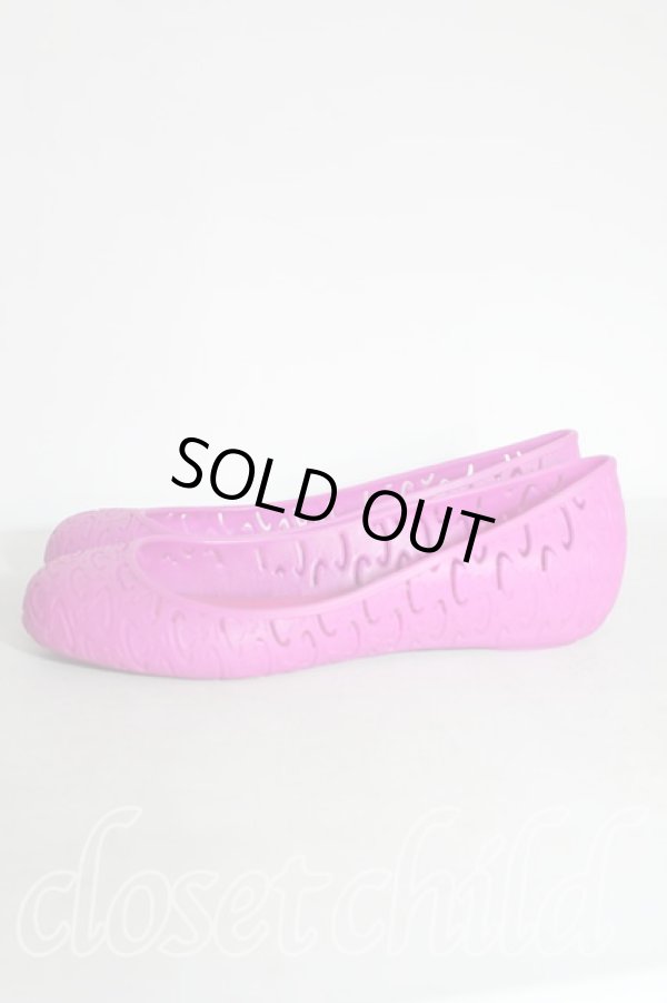 画像2: ヴィヴィアンウエストウッド×Melissa 中古 / バレリーナ EU38（24cm） 紫  H-25-10-05-095-sh-OD-ZH (2)