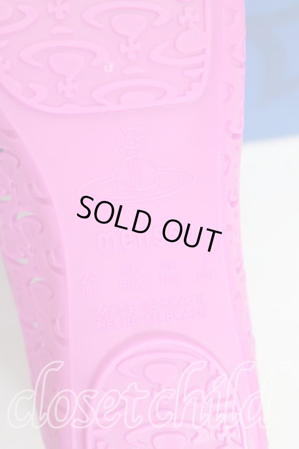 画像5: ヴィヴィアンウエストウッド×Melissa 中古 / バレリーナ EU38（24cm） 紫  H-25-10-05-095-sh-OD-ZH (5)