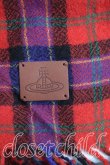 画像3: ヴィヴィアンウエストウッド 中古 / タータンチェックストール  赤  H-25-10-05-098-gd-OD-ZH (3)