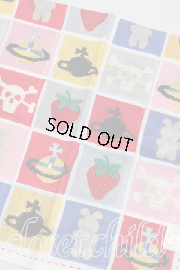 画像2: ヴィヴィアンウエストウッド 中古 / ハンカチ   H-25-10-05-113-gd-IN-ZH (2)