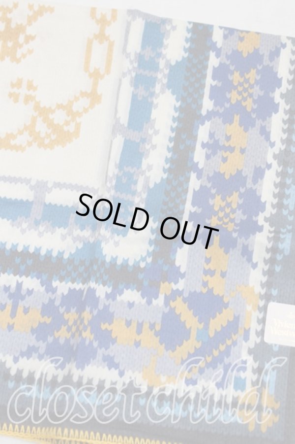 画像2: ヴィヴィアンウエストウッド 中古 / ハンカチ   H-25-10-05-114-gd-IN-ZH (2)