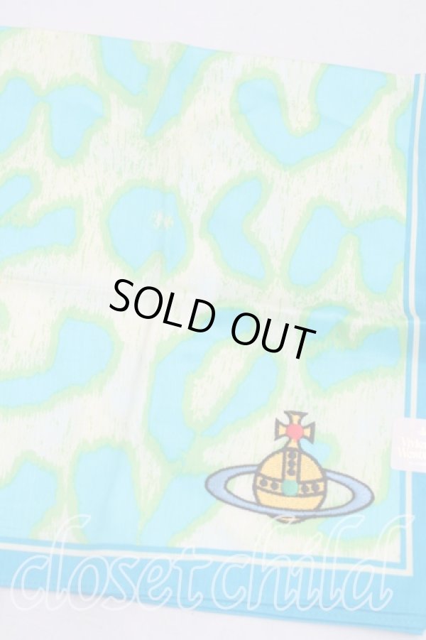 画像2: ヴィヴィアンウエストウッド 中古 / ハンカチ(レオパード)   H-25-10-05-118-gd-IN-ZH (2)