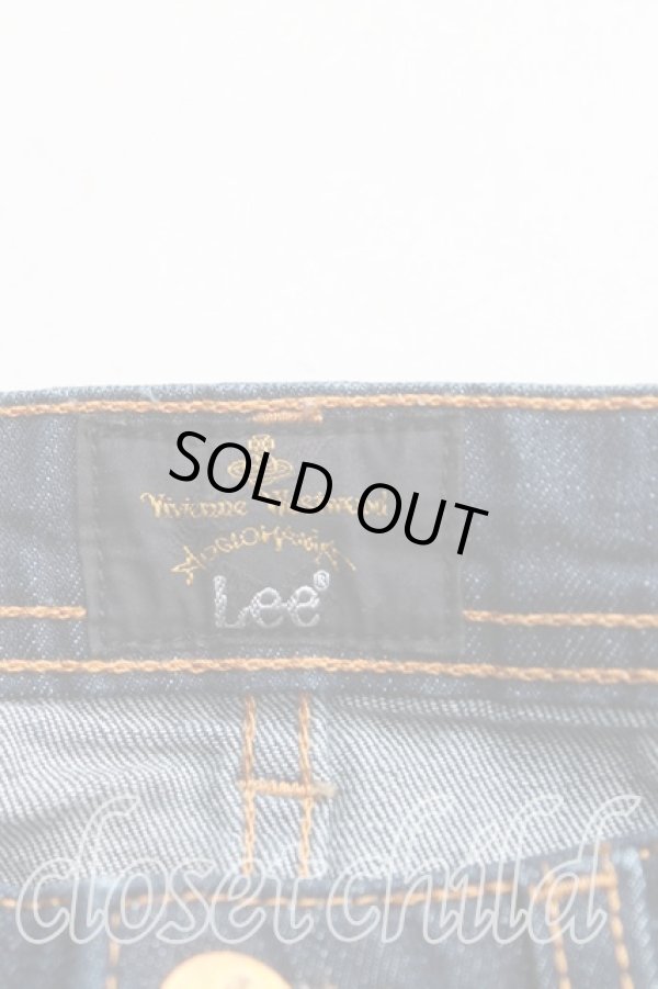 画像3: ヴィヴィアンウエストウッド Anglomania and Lee 中古 / ホットパンツ XS インディゴ  H-25-10-05-013-pa-OD-ZH (3)