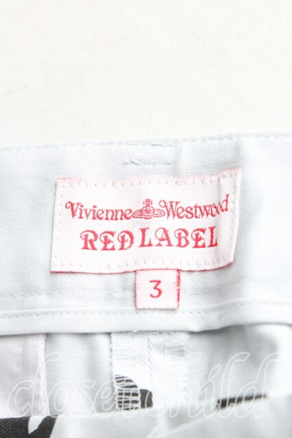 画像3: ヴィヴィアンウエストウッド 中古 / ジャガードフラワーテーパードパンツ 3（11号） 灰  H-25-10-05-014-pa-OD-ZH (3)