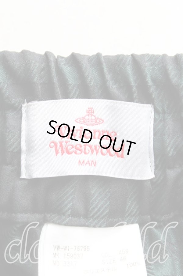 画像3: ヴィヴィアンウエストウッド 中古 / タータンチェックカーゴパンツ 46(メンズM) 緑  H-25-10-05-015-pa-IN-ZH (3)