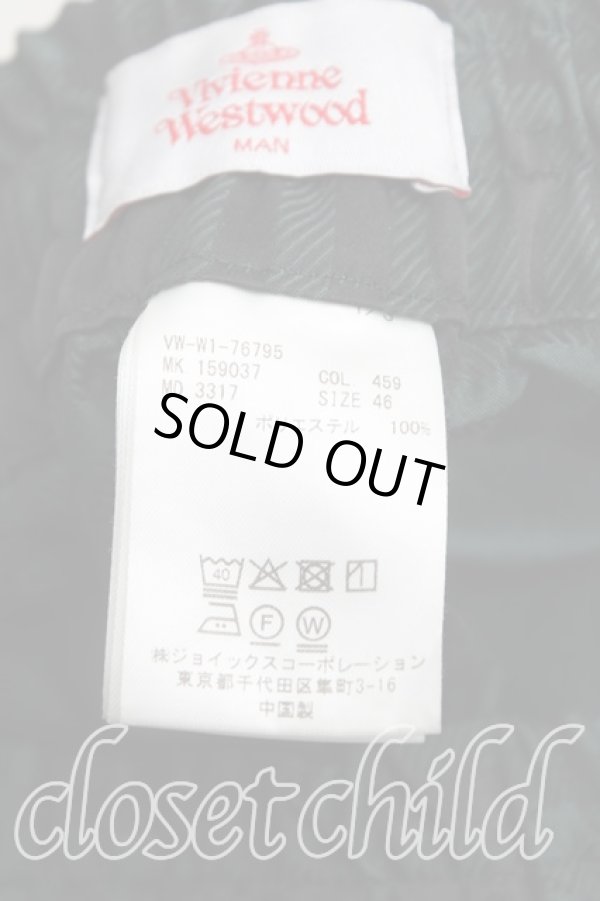 画像4: ヴィヴィアンウエストウッド 中古 / タータンチェックカーゴパンツ 46(メンズM) 緑  H-25-10-05-015-pa-IN-ZH (4)