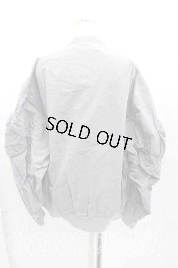 画像2: ヴィヴィアンウエストウッド MAN 中古 / INTERGALACTIC BADGESボンバー FREE 青  H-25-10-05-002-jc-OD-ZH (2)