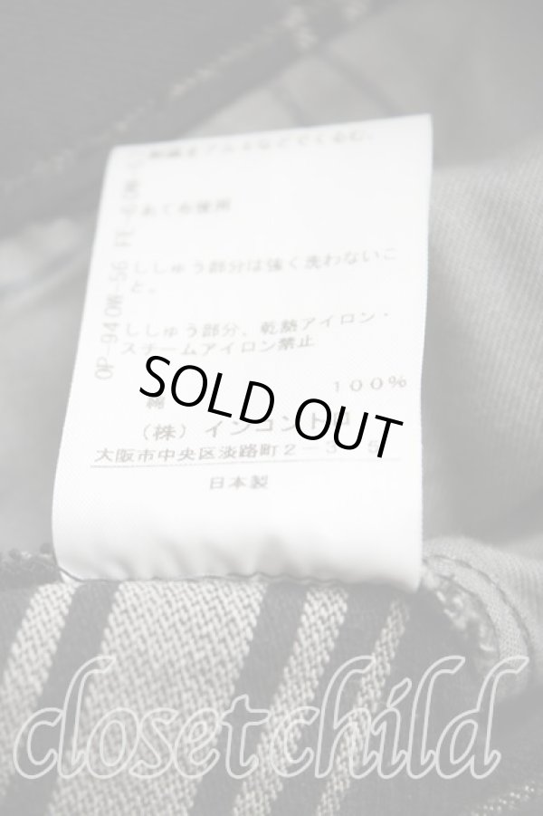 画像5: ヴィヴィアンウエストウッド 中古 / タータンチェックストレートパンツ 02(9号) 黒  H-25-10-05-016-pa-IN-ZH (5)