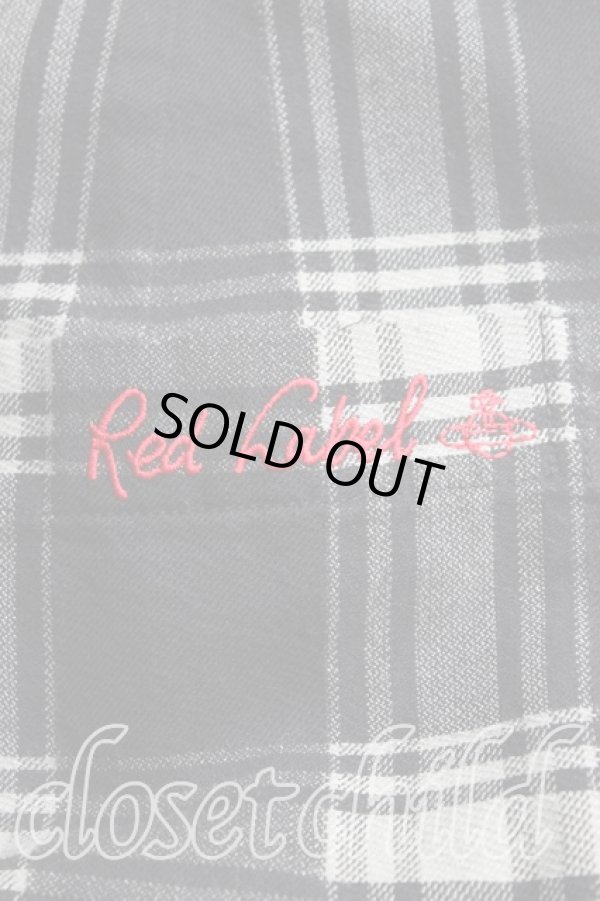 画像6: ヴィヴィアンウエストウッド 中古 / タータンチェックストレートパンツ 02(9号) 黒  H-25-10-05-016-pa-IN-ZH (6)