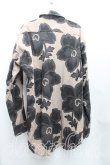 画像2: ヴィヴィアンウエストウッド MAN 中古 / ダンシングフラワーロングシャツ 48（メンズL相当） 茶  H-25-10-05-017-bl-OD-ZH (2)