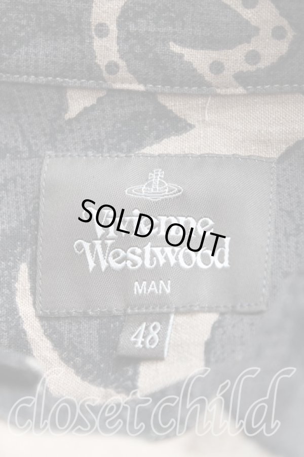 画像3: ヴィヴィアンウエストウッド MAN 中古 / ダンシングフラワーロングシャツ 48（メンズL） 茶  H-25-10-05-017-bl-OD-ZH (3)