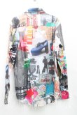 画像2: ヴィヴィアンウエストウッド MAN 中古 / MOODBOARD PRINT クラシックシャツ 48（メンズL相当） マルチ  H-25-10-05-019-bl-OD-ZH (2)