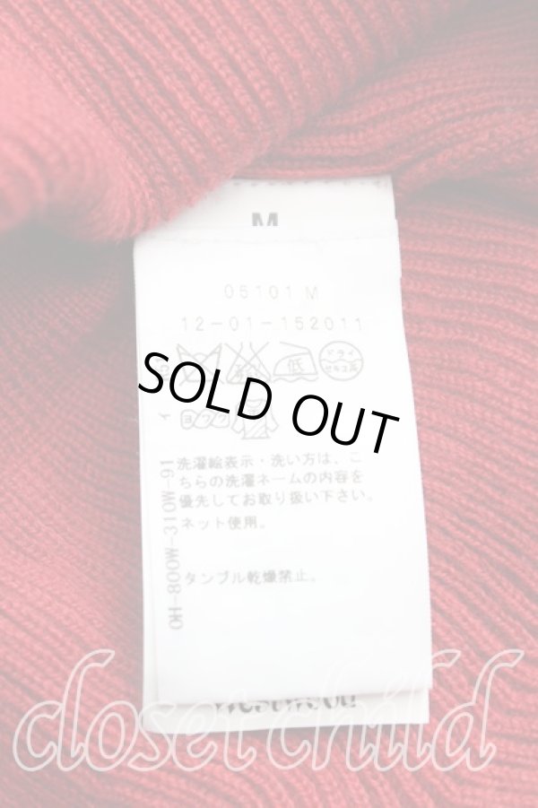 画像4: ヴィヴィアンウエストウッド 中古 / カラーオーブ刺繍カーディガン M 赤  H-25-10-12-021-to-OD-ZH (4)