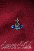 画像6: ヴィヴィアンウエストウッド 中古 / カラーオーブ刺繍カーディガン M 赤  H-25-10-12-021-to-OD-ZH (6)