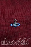 画像5: ヴィヴィアンウエストウッド 中古 / カラーオーブ刺繍ロングカーディガン S 赤  H-25-10-12-022-to-OD-ZH (5)