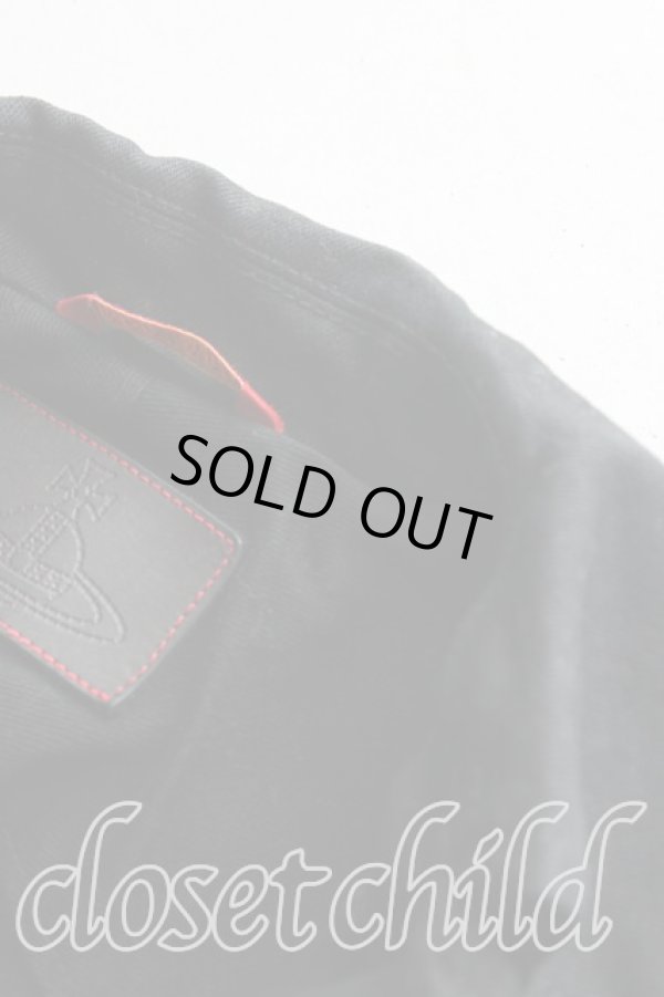 画像7: ヴィヴィアンウエストウッド 中古 / コットンジャケット 2(9号相当) 黒  H-25-10-12-002-jc-IN-ZH (7)