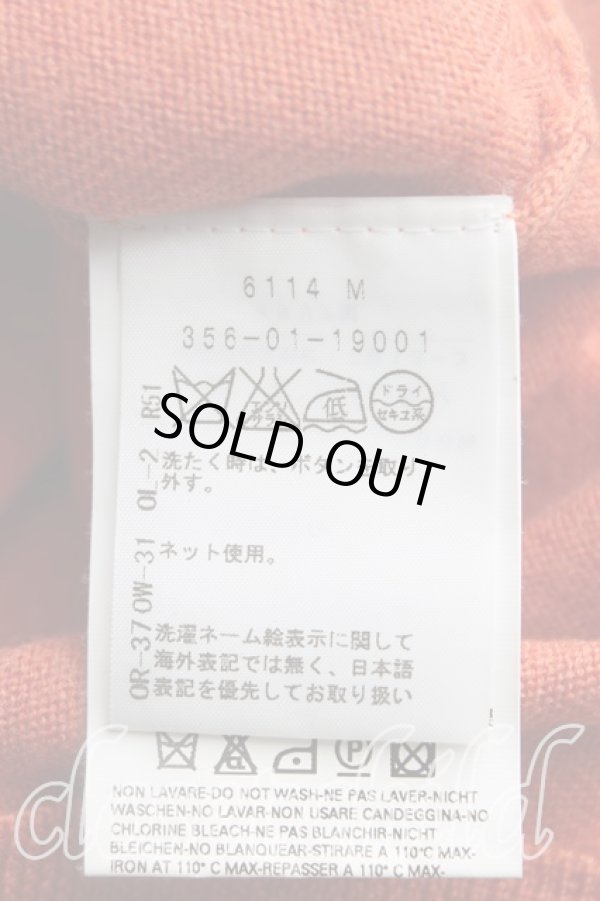 画像4: ヴィヴィアンウエストウッド 中古 / カラーオーブ刺繍カーディガン M オレンジ  H-25-10-12-024-to-OD-ZH (4)