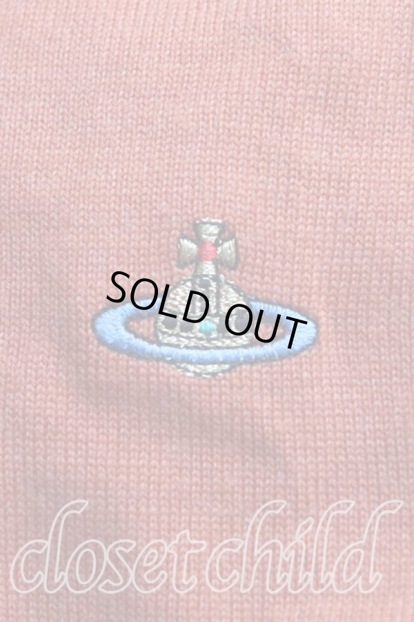 画像6: ヴィヴィアンウエストウッド 中古 / カラーオーブ刺繍カーディガン M オレンジ  H-25-10-12-024-to-OD-ZH (6)