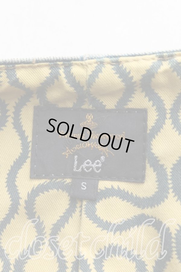 画像3: ヴィヴィアンウエストウッド Anglomania and Lee 中古 / DRUNKウエストコート S インディゴ  H-25-10-12-025-to-OD-ZH (3)