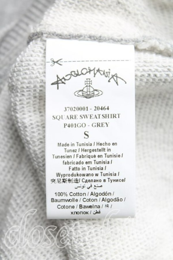 画像4: ANGLOMANIA 中古 / スクエアスウェット S 灰  H-25-10-12-028-to-OD-ZH (4)