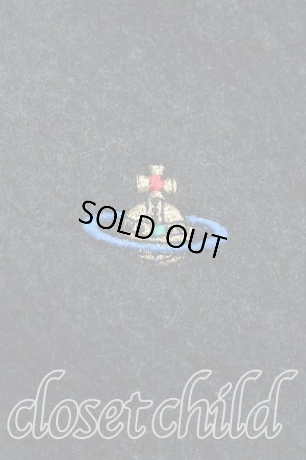 画像6: ヴィヴィアンウエストウッド 中古 / カラーオーブ刺繍ニットパーカー  灰  H-25-10-12-029-to-OD-ZH (6)