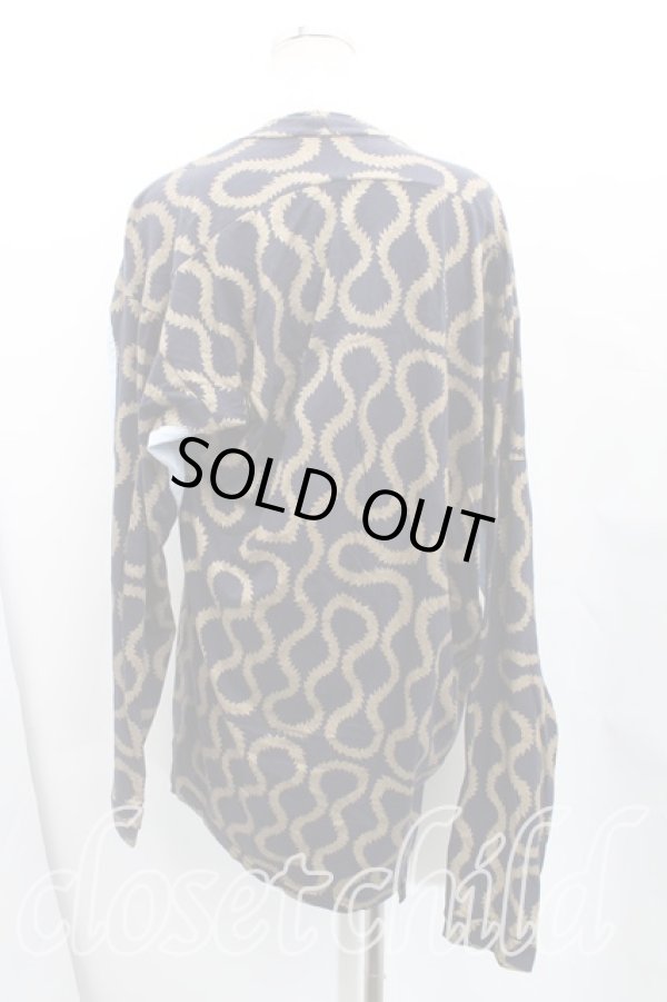 画像2: Worlds End 中古 / スクイグルカットソー FREE 紺  H-25-10-12-032-to-OD-ZH (2)