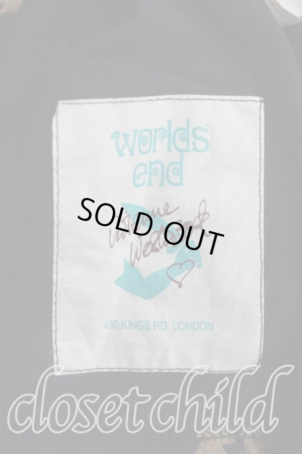 画像3: Worlds End 中古 / スクイグルカットソー FREE 紺  H-25-10-12-032-to-OD-ZH (3)