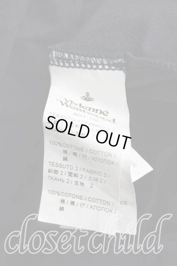 画像4: Worlds End 中古 / スクイグルカットソー FREE 紺  H-25-10-12-032-to-OD-ZH (4)