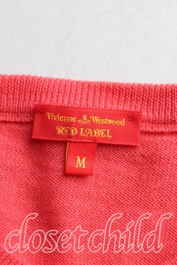 画像3: ヴィヴィアンウエストウッド 中古 / カラーオーブ刺繍カーディガン M ピンク  H-25-10-12-035-to-OD-ZH (3)