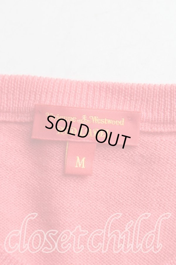 画像3: ヴィヴィアンウエストウッド 中古 / カラーオーブ刺繍カーディガン M ピンク  H-25-10-12-035-to-OD-ZH (3)