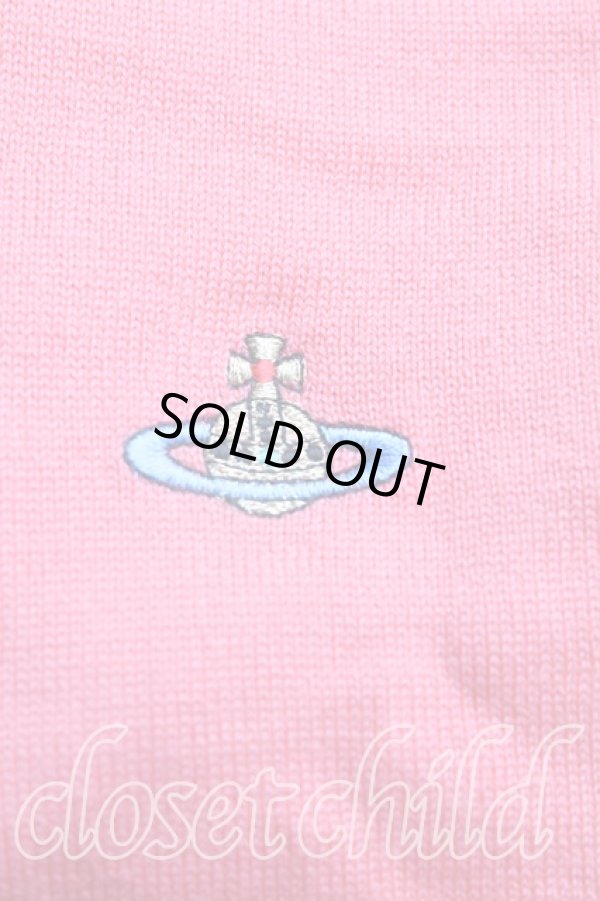 画像6: ヴィヴィアンウエストウッド 中古 / カラーオーブ刺繍カーディガン M ピンク  H-25-10-12-035-to-OD-ZH (6)