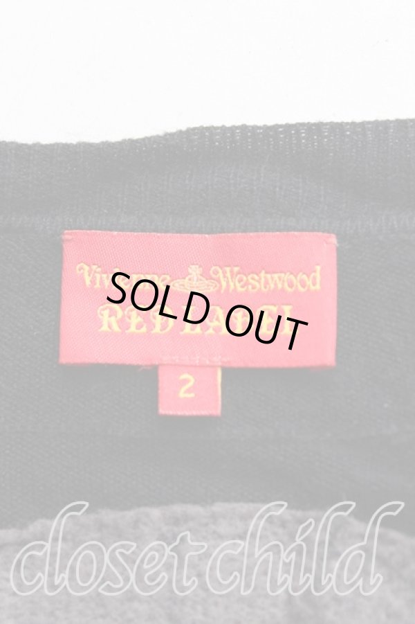 画像3: ヴィヴィアンウエストウッド 中古 / T.F.T.Lロングカーディガン 2（9号相当） 黒  H-25-10-12-038-to-OD-ZH (3)