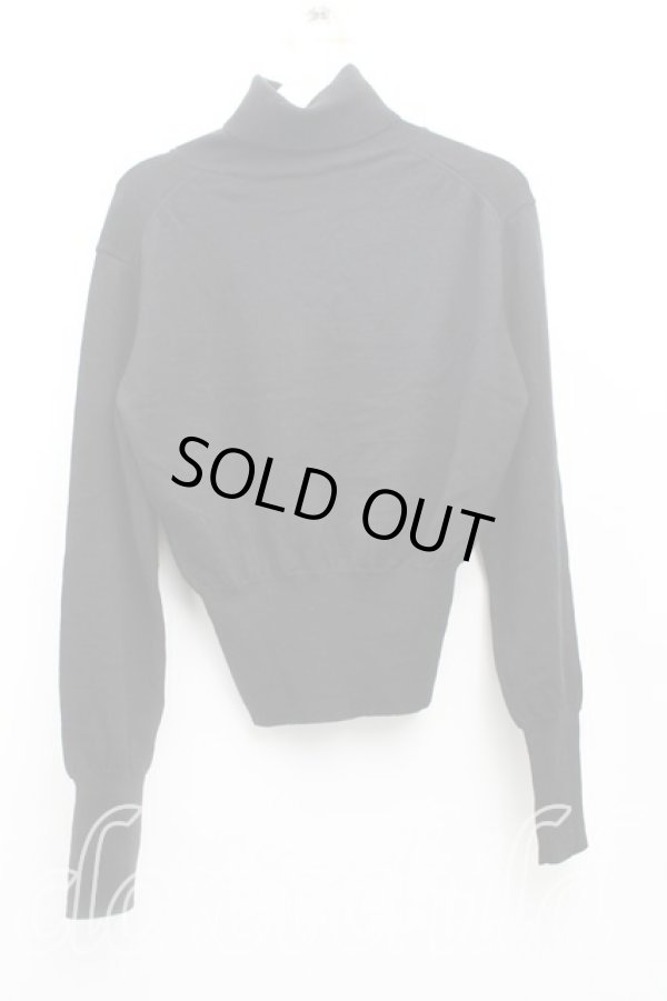 画像2: ヴィヴィアンウエストウッド 中古 / カラーオーブ刺繍タートルニット M 黒  H-25-10-12-040-to-OD-ZH (2)