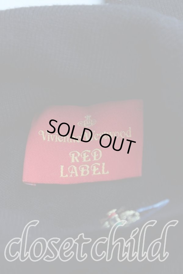 画像3: ヴィヴィアンウエストウッド 中古 / カラーオーブ刺繍タートルニット M 黒  H-25-10-12-040-to-OD-ZH (3)