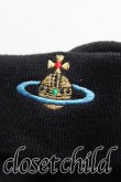 画像6: ヴィヴィアンウエストウッド 中古 / カラーオーブ刺繍タートルニット M 黒  H-25-10-12-040-to-OD-ZH (6)