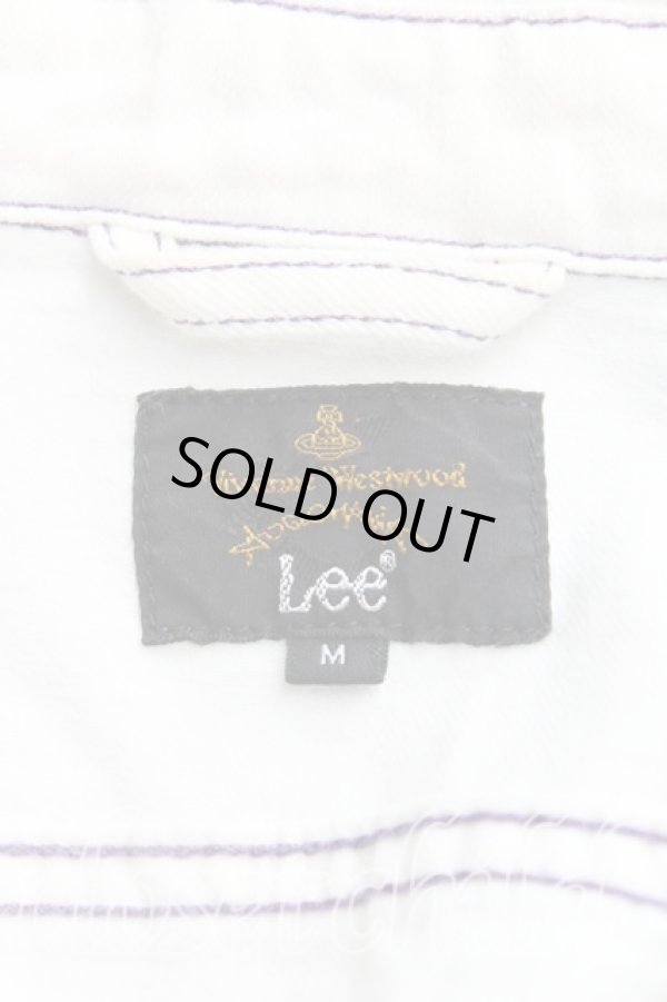 画像3: ヴィヴィアンウエストウッド Anglomania and Lee 中古 / ICONジャケット M 白  H-25-10-12-041-jc-OD-ZH (3)